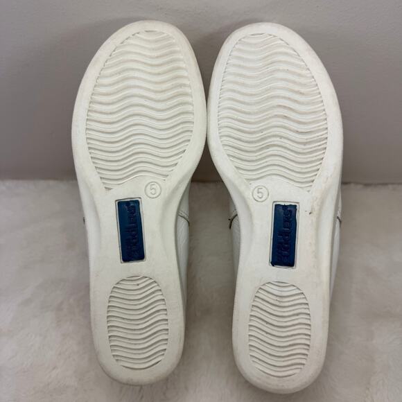 Cobbie cuddlers Womens Traveltime White Leather Wedge Walking Shoes Size 5 - Picture 7 of 10
